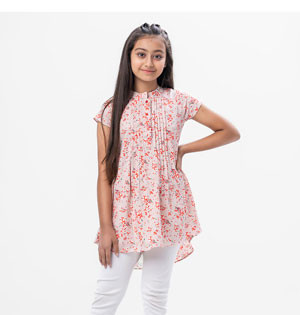 White Kids Tunic