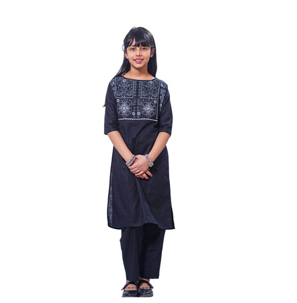 Girls Kids Premium Quality Cotton Baby Salwar Kameez Send gift