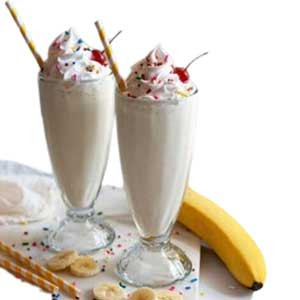 Banana Milkshake From Juicy Juice