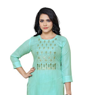 Embroidered Cotton Single Kameez - 03