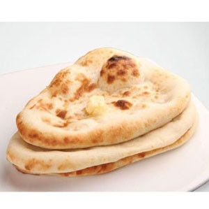 Indian Food: Garlic Nun 2pc From " Indian Darbar"