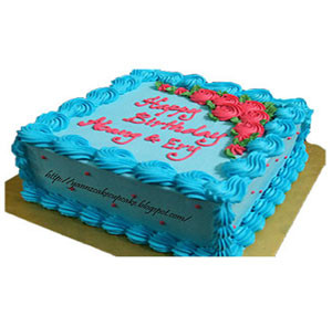 Cooper's Signature: Vanilla Square Shape Cake, a Perfect Sweet Treat