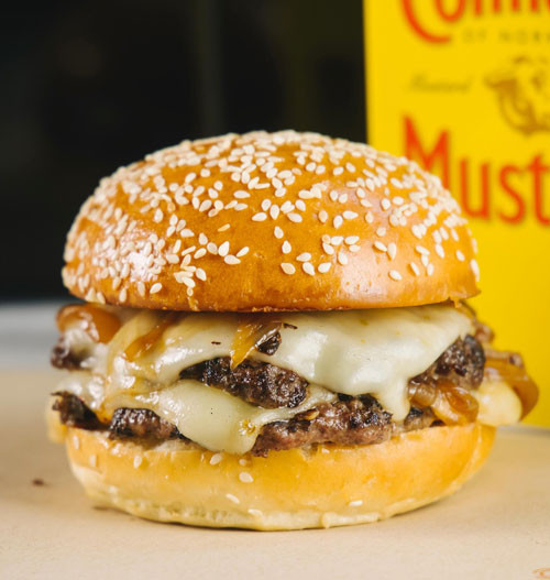 ANIMAL SMASHED BURGER From Farmhouse Burger