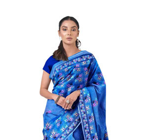 Multicolor Digital Print Sharee For Women