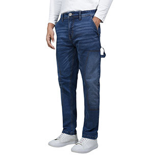 Mens Denim Cargo Pant - BlueStone