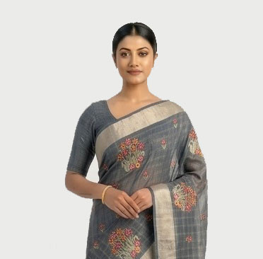Tangail Jamdani Cotton Sharee For Women -01