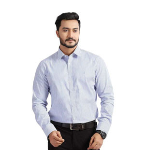 Formal Shirts - Stripe Men's Formal Shirt-02