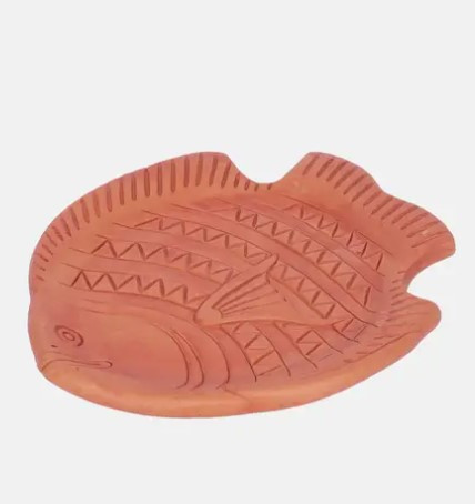 Pottery Showpiece  -  Clay Sea Fish