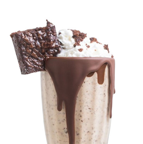 Chocolate Brownie Shake From Coffee House