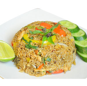 Thai fried rice with chicken From Absolute Thai