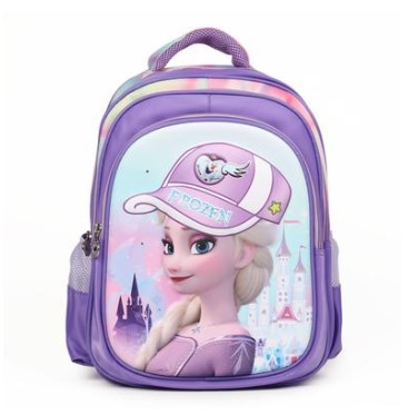 School Bags - Frozen Elsa Anna Little Pony Girl Backpack Size Hight 16 Inch Length 12 Inch