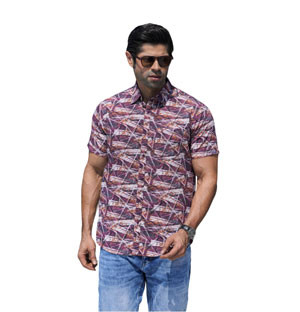 Regular Fit Half Sleeve Shirt For Men