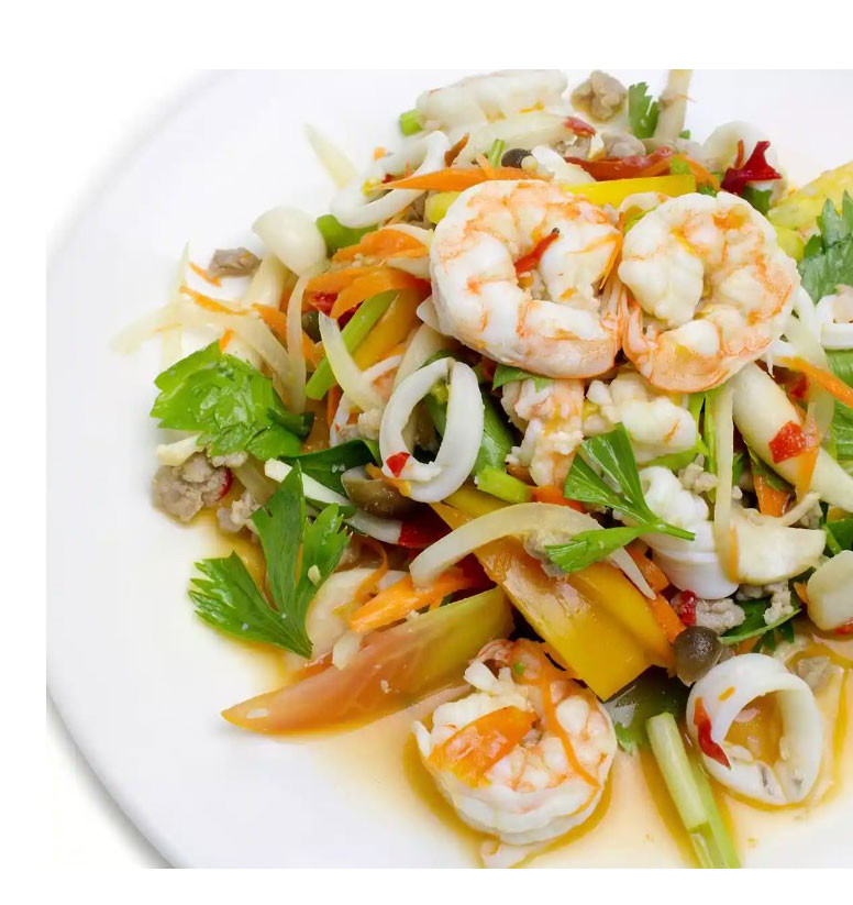 Thai Seafood Salad From Thai Signatures