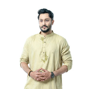 Men’s Brown Cotton Panjabi