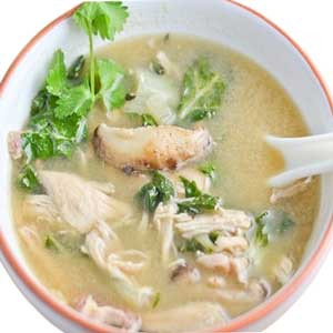 Chicken vege miso soup  - from Tokyo Express