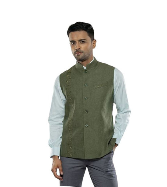 Men Mandarin Vest-03