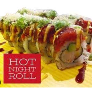 Japanese Food: Hot night roll  - Sushi Samurai