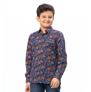 Junior Classic: Boy Long Sleeve Shirt - Comfortable Style for Every Adventure