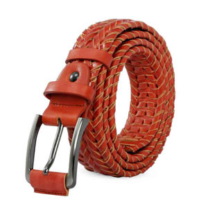 Executive Plaited Leather Belt For Men