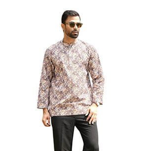 Multicolor printed cotton full sleeve gents Fatua.
