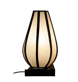 Lamp  - Wooden Lamp Base with Shade