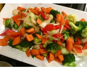 Mixed Vegetable in Oyster Sauce From "Hakka Dhaka"