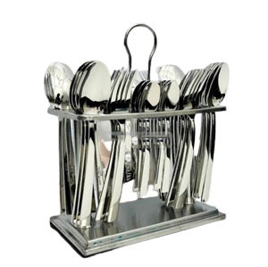 36 Pcs Stainless Steel Cutlery Set with Stand