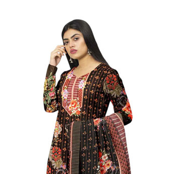 Boutique - Multicolor Screen Print Design Salwar Kameez