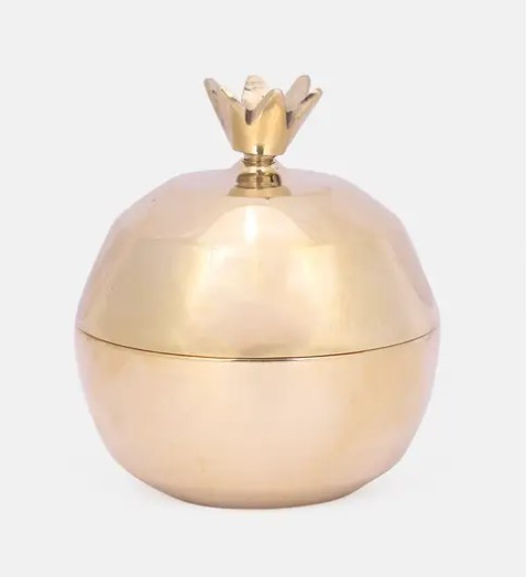 Showpiece  -  Brass Pomegranate Showpiece