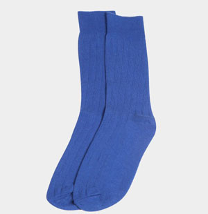 Blue Horizon Elegance: Elevate Your Style with Comfortable Blue Socks