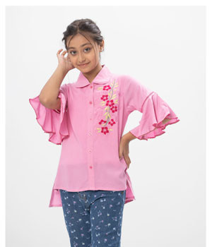 Pink Kids Tunic