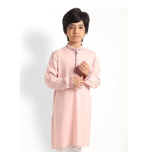 Pink Cut & Sew Boy's Panjabi