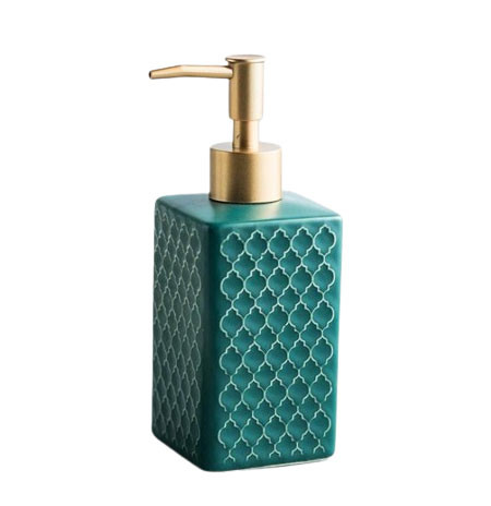 Glossy Ceramic Made High Quality Soap Dispenser
