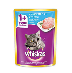 Cat Food -  Whiskas Adult Cat Food Ocean Fish 80 gm
