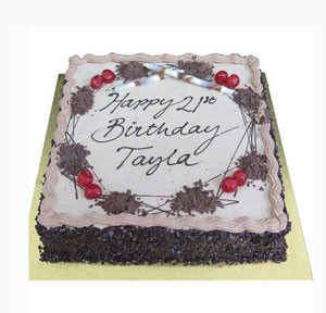 Well Food: Black Forest Square Cake