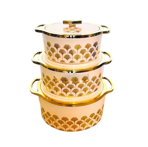 Hotpot - 3 Pcs Food Storage Hotpot / Thermoware Casserole Set ALP1895