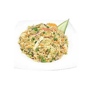 Korean Food:   Crab Meat Fried Rice - Koreana Restaurant