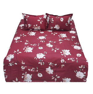 Bed Sheet - Camellia reticulata Bed Sheet