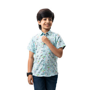 Kids Casual Shirts -  Short Sleeve Casual Shirt
