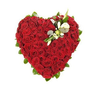 Valentine Heart 100 Roses