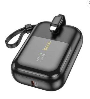 Hoco Q20 10000mAh 22.5W PD Mini Fast Charging Power Bank with Built in Cable