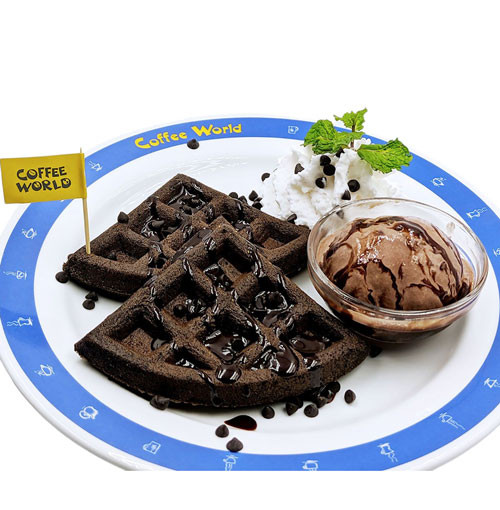 Chocolate Waffle From Coffee World