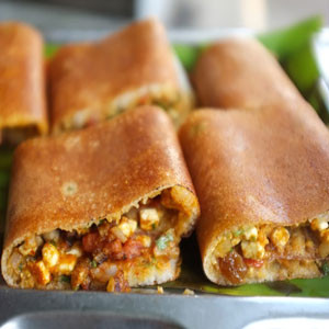 Indian Food: Special Hyderabadi Butter Masala Dosa From "Sajna"