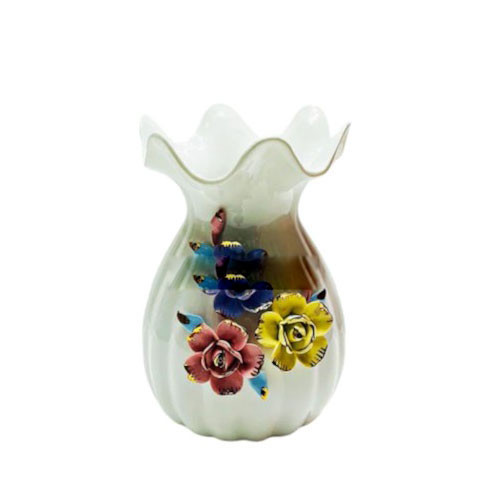 Showpiece - 8.5 Inch Exclusive Ceramic Decorative Flower Vase HR1822