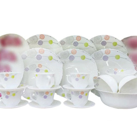 Dinner Set - 32 Pcs Classic Gold Line Dinner Set