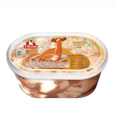 Fast Food - Polar Caramel Touch Ice Cream - 1 Ltr