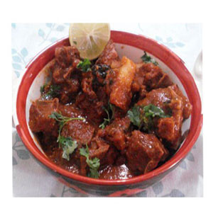 Mutton Bhuna From Purnima Restaurant
