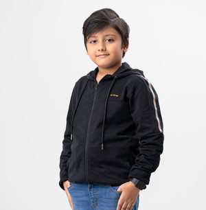 Kids Boy Round Neck Hoodie