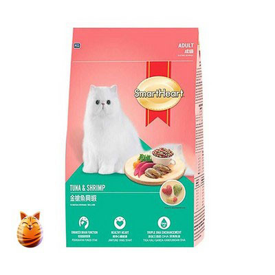Cat Food -  SmartHeart Adult Cat Food Chicken & Tuna 1.2 kg