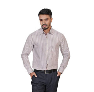Formal Shirts - Stripe Men's Formal Shirt-08